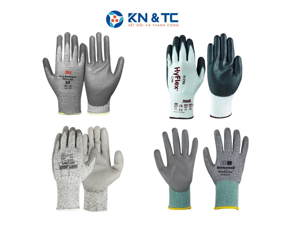 KN&TC - Nhà phân phối, cung cấp bảo hộ lao động xin giới thiệu các sản phẩm găng tay chống cắt