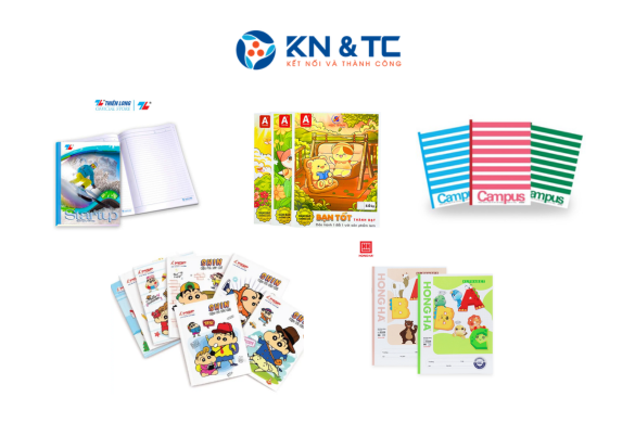 KN&TC nhà phân phối Tập học sinh - phần quà khen thưởng cho dịp cuối năm tại các Trường học