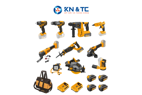 Tolsen Chính Hãng Tại KN&TC – Top 5 Dòng Máy Bán Chạy Nhất Cho Xưởng Sản Xuất, Công Trình