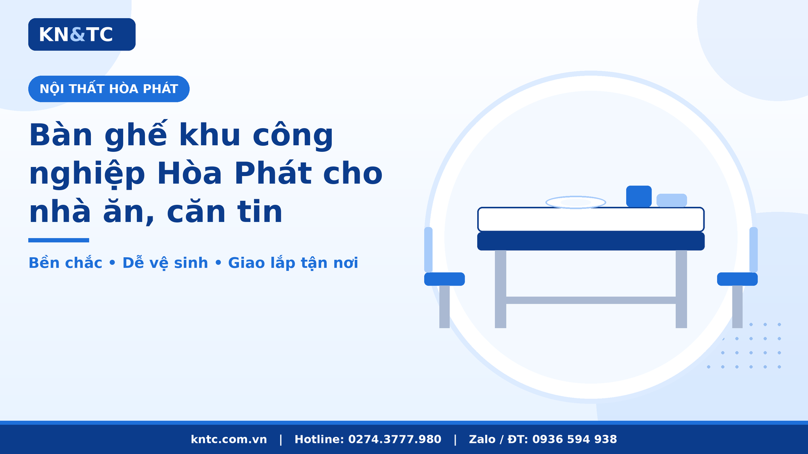 Bàn ghế khu công nghiệp Hòa Phát: mã BA01–BA07 | KN&TC